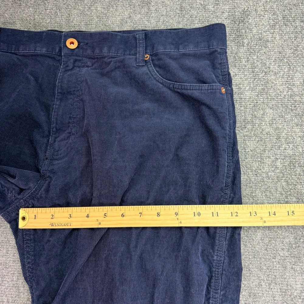 Tommy Hilfiger Pants Mens 40x30 (Fits 41x28) Blue Corduroy Straight Leg‎
